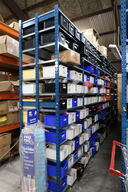 12 fag lagerreoler med indhold