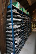 3 fag lagerreoler uden indhold