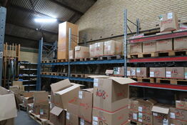 3 fag pallereoler uden indhold