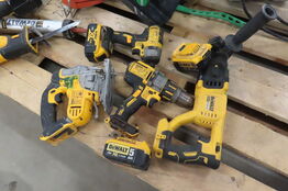 4 stk. Akku.værktøj DWALT