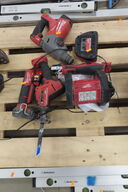 4 stk. Akku-værktøj samt arbejdslampe Milwaukee