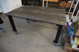 Pallebord i jern 120x80xH60cm