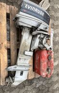 Påhængsmotor EVINRUDE 25 + Brændstofsdunk