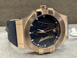 Armbåndsur  MASERATI POTENZA 42 MM 3H BLUE DIAL BLUE STRAP
