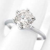 Diamant Ring 2.02 CT. 14 KT. Hvidguld (inkl. IGI Certifikat)