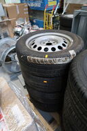 4 stk. fælge med dæk 225/55R17C
