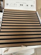 Akustikpanel 8stk (4 pakker) OILED OAK 52x52cm