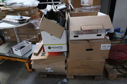 Palle med div. Elektronik og reservedele MIELE m.fl.