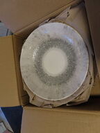 12 stk. dybe tallerkener, CHURCHILL Fusion Gray, 24,8 cm.