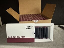 80 stk. Blækpatroner MONTBLANC BURGUNDY RED