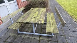 Bord Bænkesæt  Metalstel Model 2