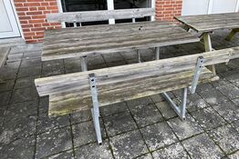 Bord Bænkesæt  Metalstel Model 2