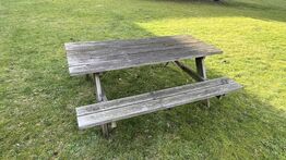 Bord Bænkesæt med træstel