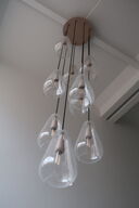 Lysekrone NUURA ANOLI med 9 stk. pendler