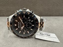 Armbåndsur SECTOR 230 43 MM CHR BLACK DIAL BRACELET SS+RG