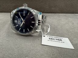 Armbåndsur SECTOR 240 41 MM 3H BLUE DIAL SS BR