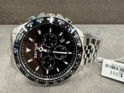 Armbåndsur SECTOR 230 43 MM CHR BLACK DIAL BRACELET SS 