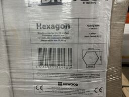 Fibrotech Hexagon Træbeton SORT 72stk