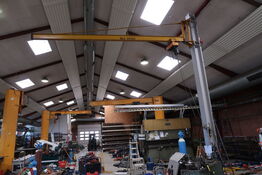 Søjlesvingkran med el-kædetalje 500 Kg