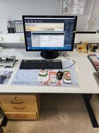 Skærm 22" m. tastatur HP L2206w (PC medfølger ikke)