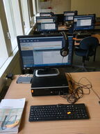 HP 22" skærm m. tastatur L2208w (PC medfølger ikke)