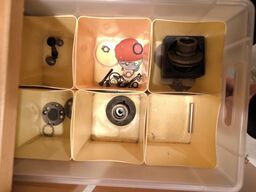 Blandet dele til måleudstyr