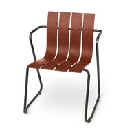 4 stk. havestole MATER Ocean Chair "Burnt red"