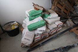 Palle med cementpuds SOLID, cement BASIS AALBORG div. Paller m.m.