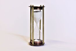 Nautisk Sandur i messing 