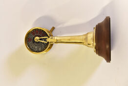 Nautisk skibstelegraf i messing og træ