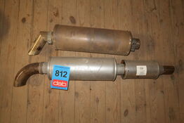 2 stk. Udstødninger 