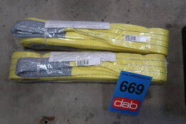 2 stk. CS Båndstrop 3 ton x 4 Mtr