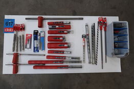 Stort parti Hilti bor 