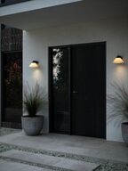 5 stk. nordlux linas udendørs væglampe sort(ubrugt)