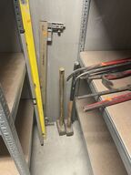 Vaterpas, brækjern mv.