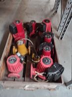 Palle med Grundfos pumper, brugte