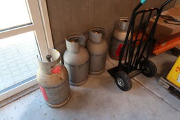 4 stk. gasflasker