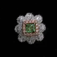 Cocktailring med diamanter i lab- grown