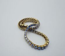 Tennisarmbånd af 14 kt guld