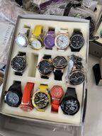 Flyttekasse m. Blandet ure JET SET/AXCENT/TIMEX