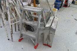 2 stk. Alu stiger JUMBO