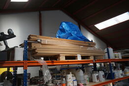 Palle med diverse gulvmaterialer