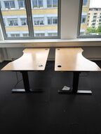 2 stk. el. hæve/sænke skriveborde