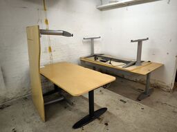 4 stk. el. hæve/sænke skriveborde