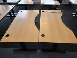 2 stk. el. hæve/sænke skriveborde