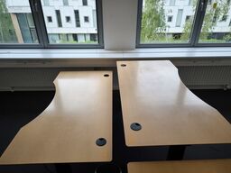 2 stk. el. hæve/sænke skriveborde