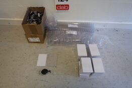 Stort parti kortholdere m.m. 