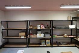 4 stk. Stålreoler med indhold 