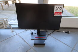 Lenovo ThinkVision T27h-2L 27" QHD-skærm + dockingstation