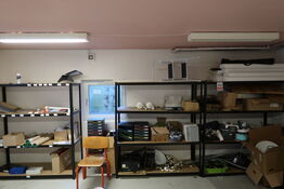 3 stk. Stålreoler med indhold 